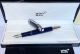 New 2024 Montblanc Meisterstuck the Origin Collection Blue Fountain Pen Top Replica (3)_th.jpg